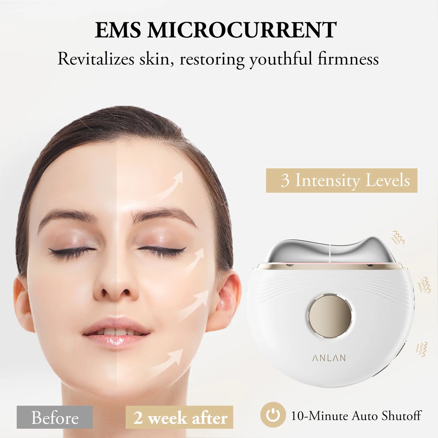 ANLAN – Appareil de massage électrique Guasha, lifting du visage par EMS, élimine l’œdème, raffermit la peau, chaleur froide, thérapie de raclage corporel, soin de la peau, appareil de beauté.
