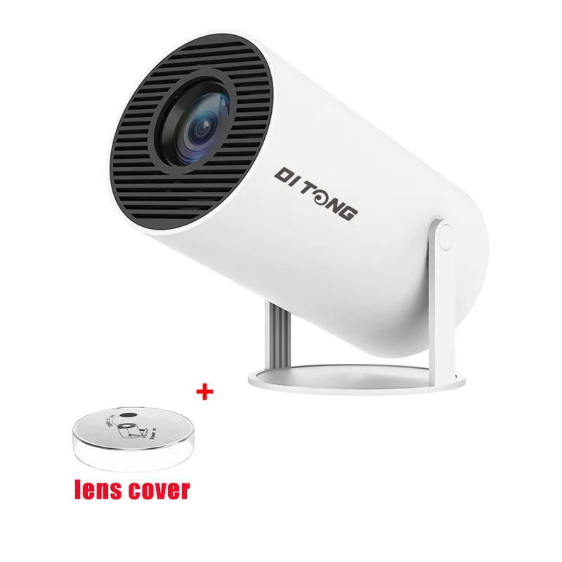 Projecteur portable DITONG HY300 Plus HD 4K 1280x720P Android LED Vidéo Home Theater Cinéma Mini Projecteur Téléphone Movie HY300 Pro"